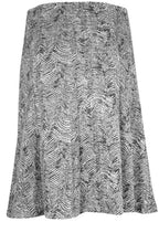 Black & White Patterned Skirt