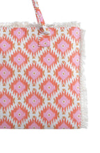 Pink and Orange Fringed Bag