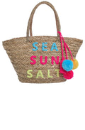 Sea Sun Salt Natural Straw Bag