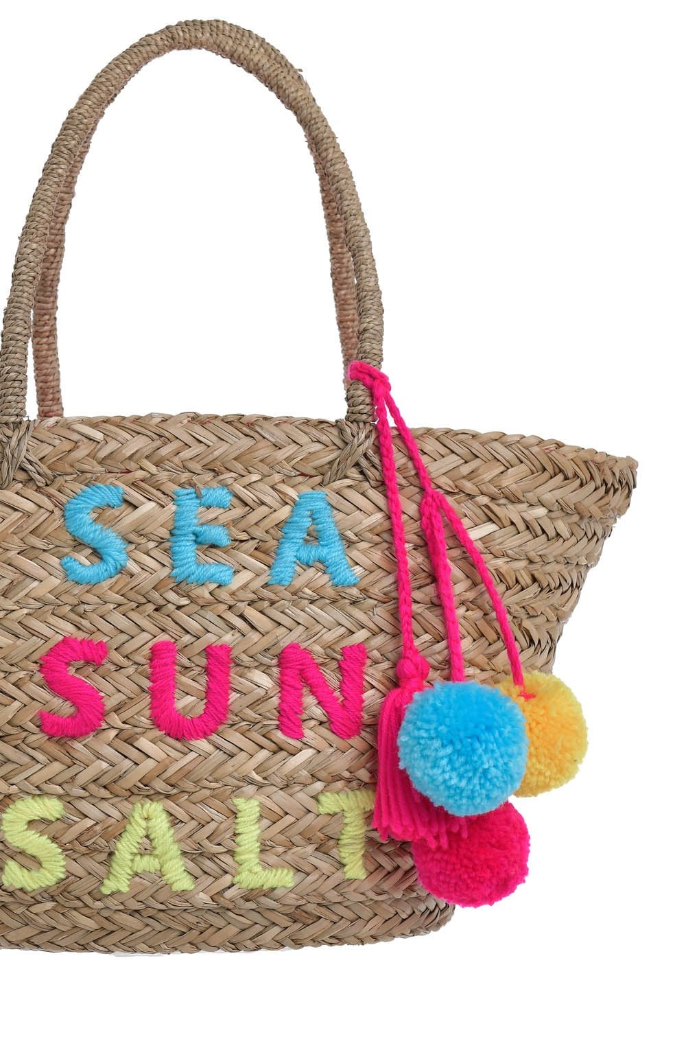 Sea Sun Salt Natural Straw Bag