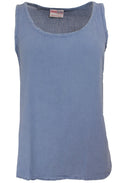 Blue Sleeveless Top