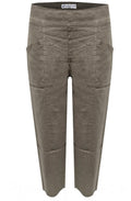 Fango Boot Leg Linen Trousers