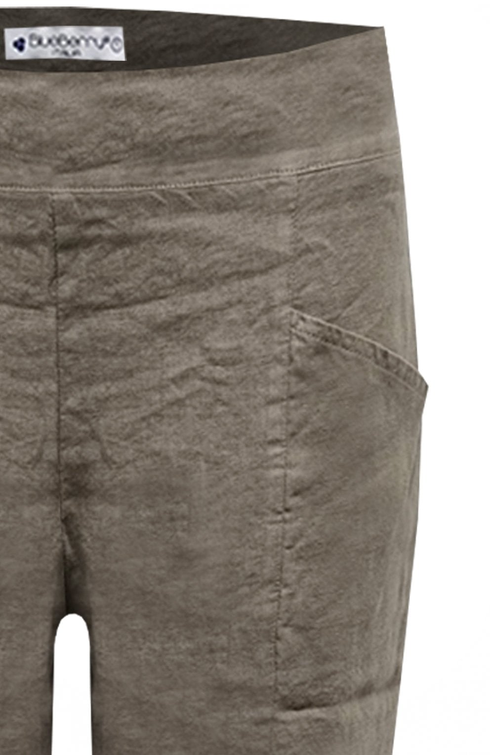 Fango Boot Leg Linen Trousers