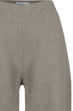 Fango Embroidered Linen Cropped Trousers
