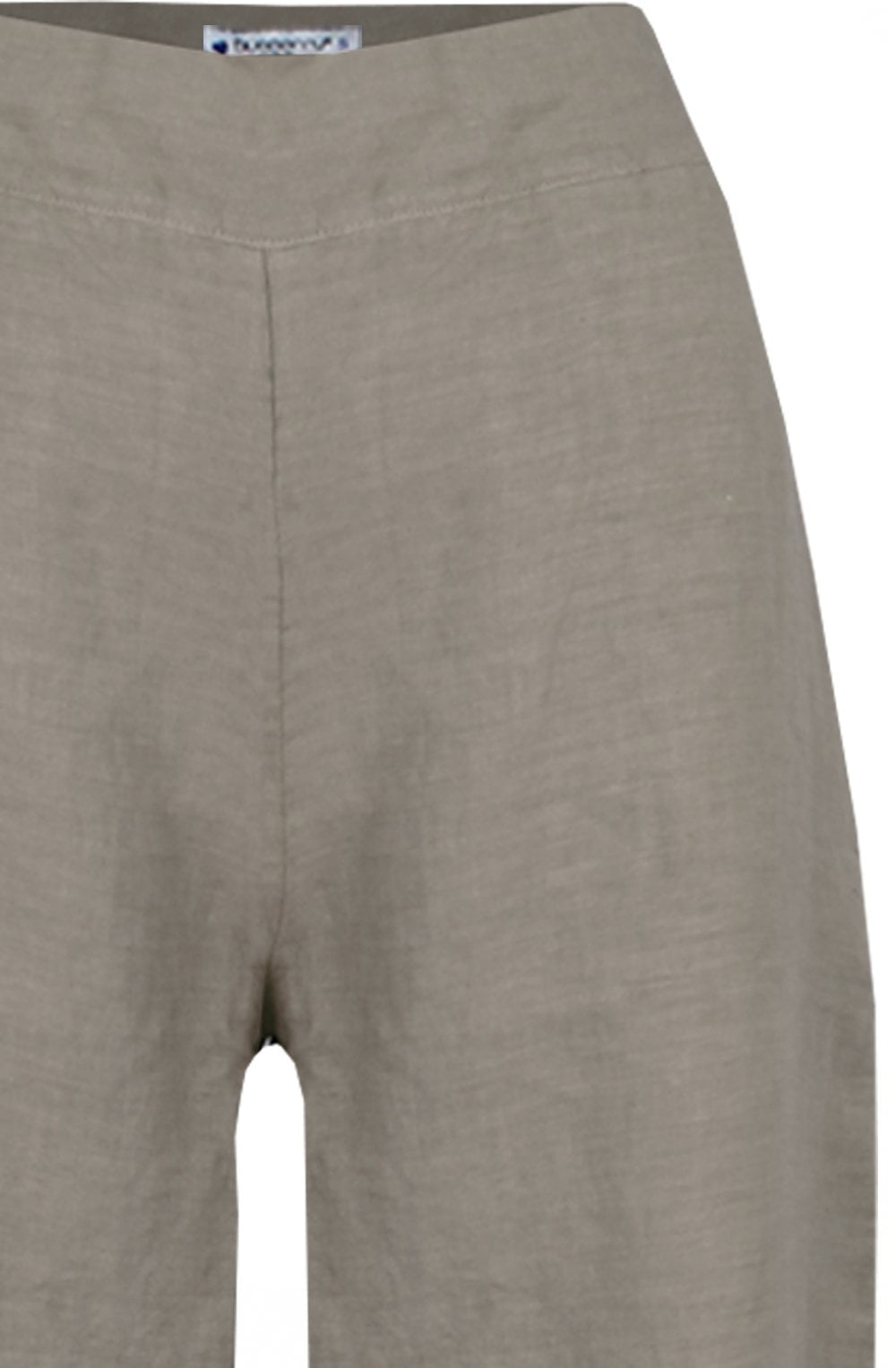 Fango Embroidered Linen Cropped Trousers