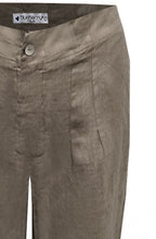 Fango Wide Leg Ankle Length Linen Trousers