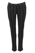 Bold striped skinny jeans