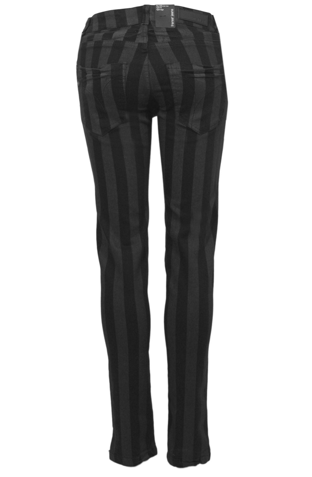 Bold striped skinny jeans