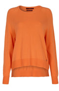Boxy fit tangerine pullover