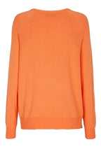 Boxy fit tangerine pullover
