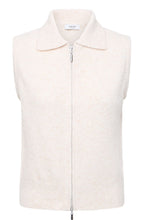 Birch Melange Zip Front Waistcoat