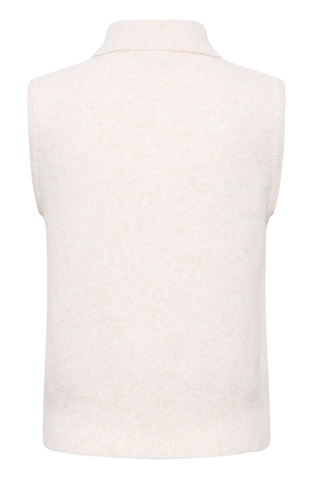 Birch Melange Zip Front Waistcoat