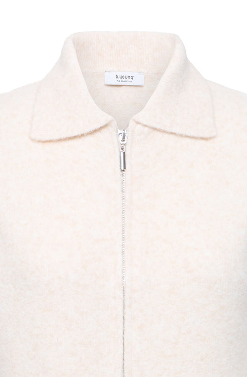 Birch Melange Zip Front Waistcoat