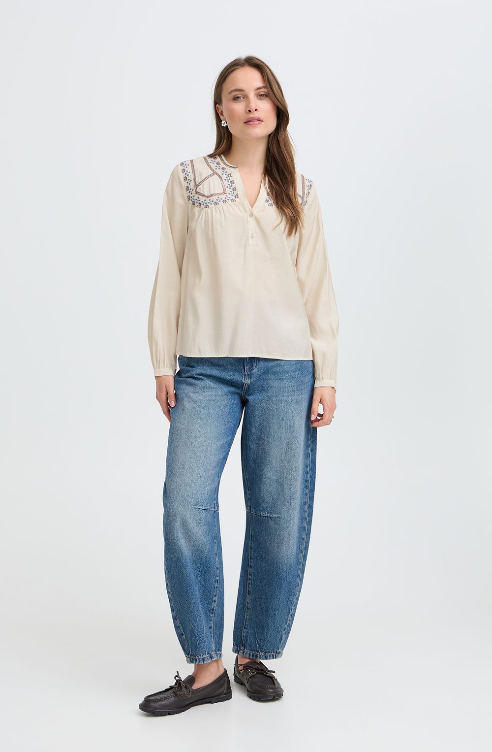 Birch Embroidered Blouse