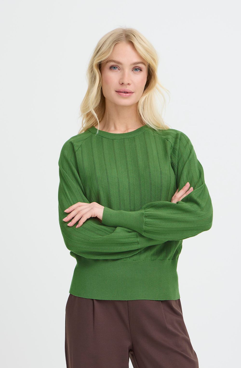 Artichoke Stripe Textured Knit Jumper