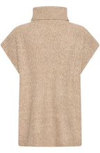 Walnut High Neck Poncho