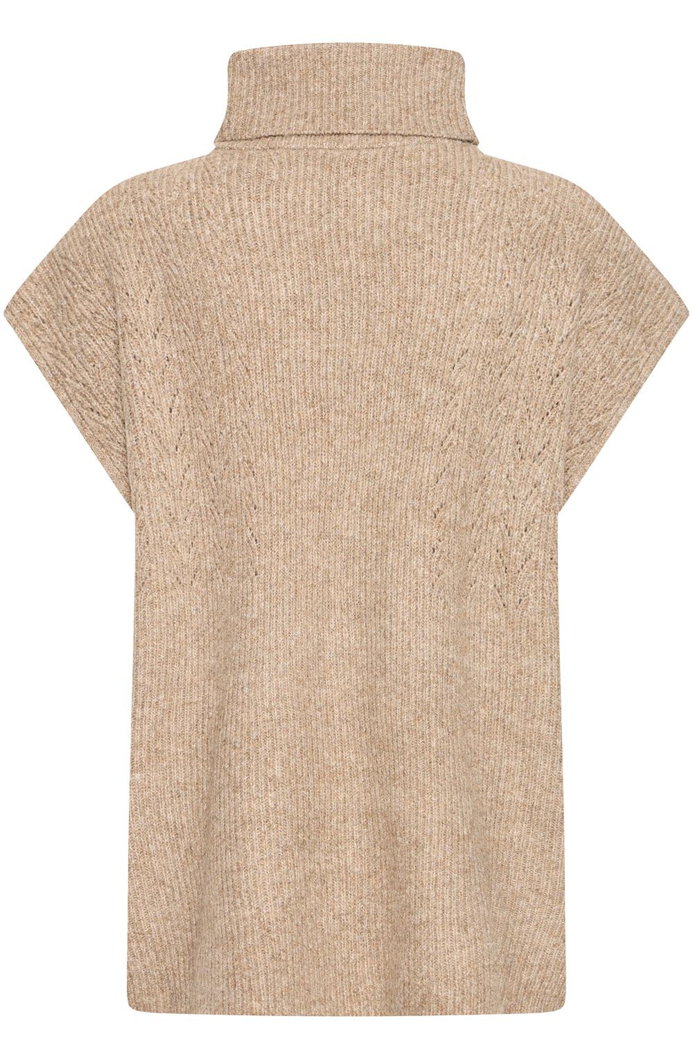 Walnut High Neck Poncho