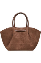 French Roast Faux Suede Tote Bag