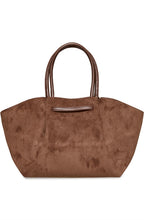 French Roast Faux Suede Tote Bag