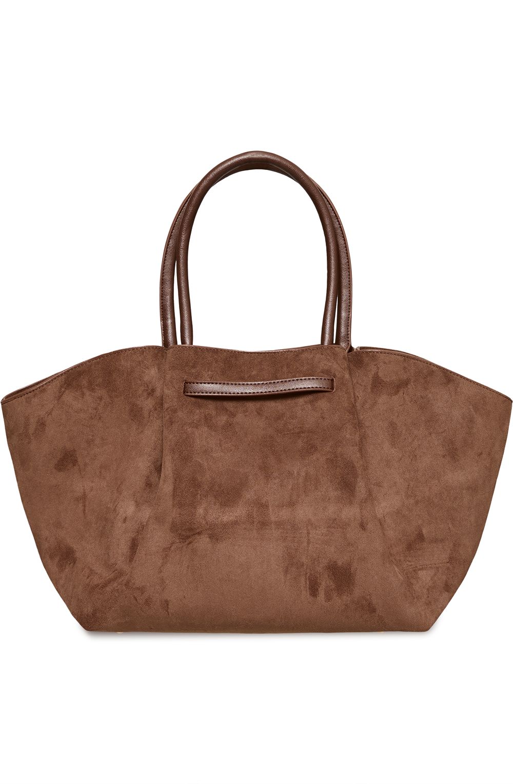 French Roast Faux Suede Tote Bag
