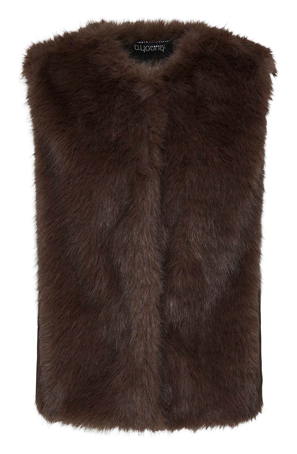 Java Melange Faux Fur Waistcoat