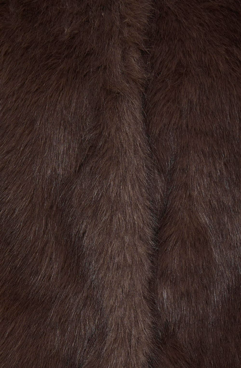 Java Melange Faux Fur Waistcoat