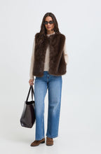 Java Melange Faux Fur Waistcoat