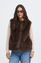 Java Melange Faux Fur Waistcoat