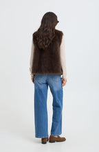 Java Melange Faux Fur Waistcoat