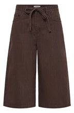 Java Brown Long Length Jean Shorts