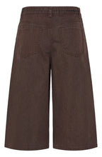 Java Brown Long Length Jean Shorts