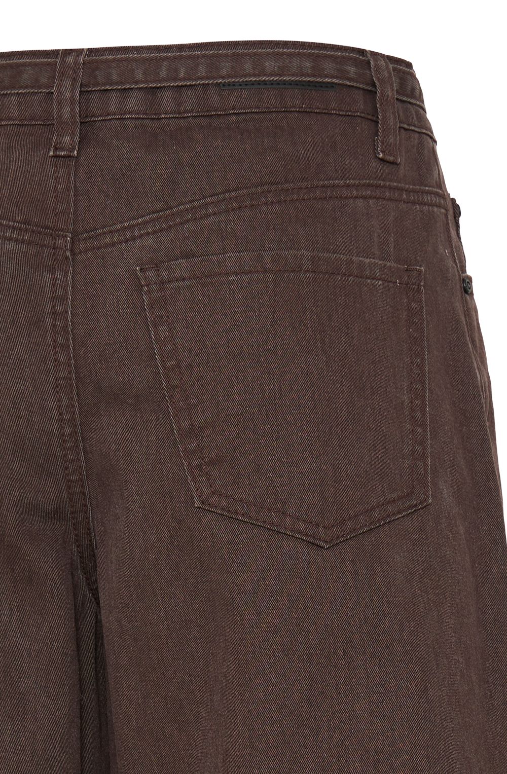 Java Brown Long Length Jean Shorts
