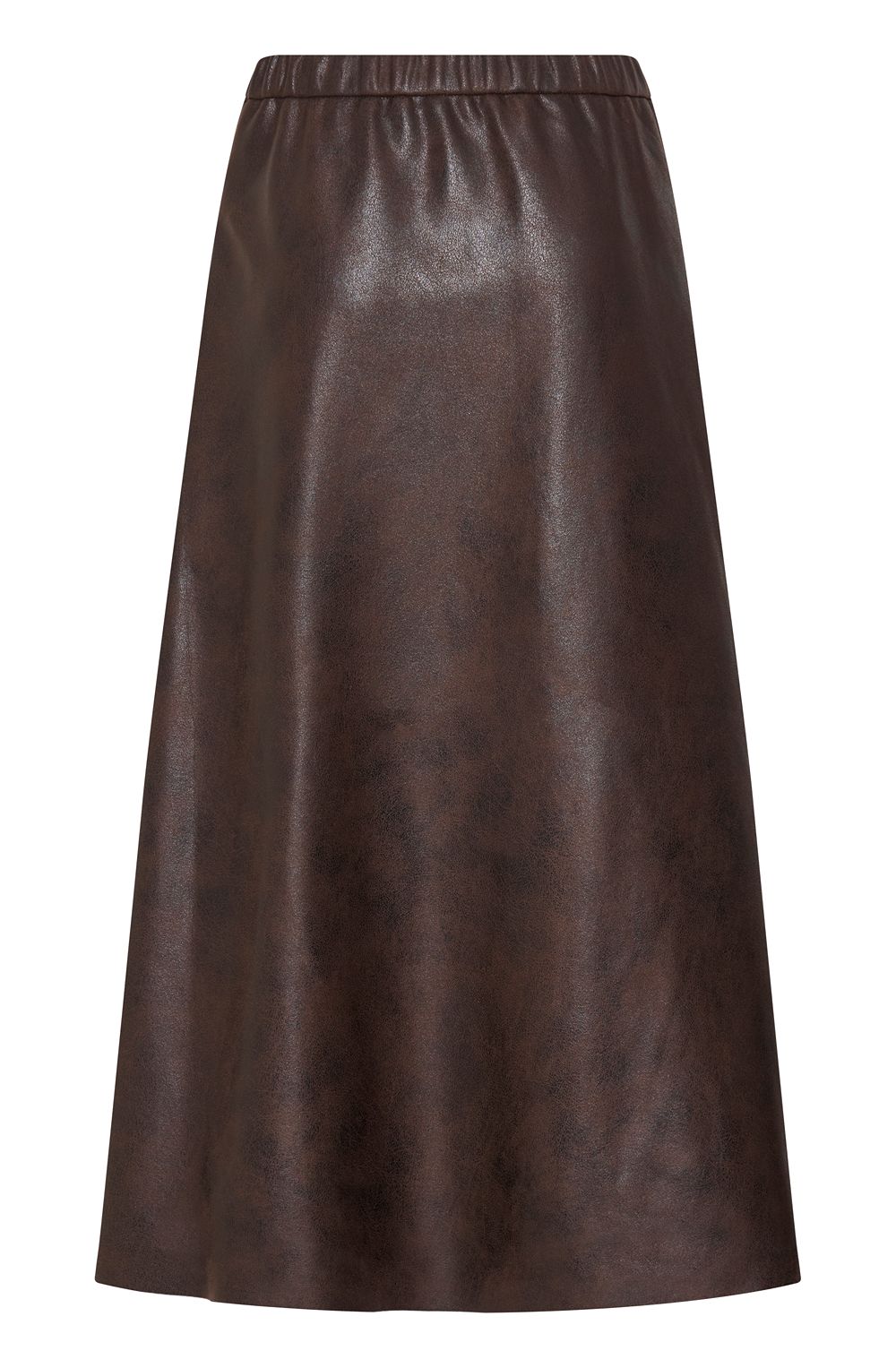 Java Faux Leather A-Line Skirt