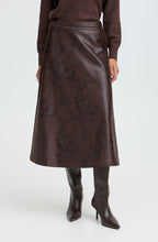 Java Faux Leather A-Line Skirt