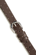 Java Brown Faux Leather Belt
