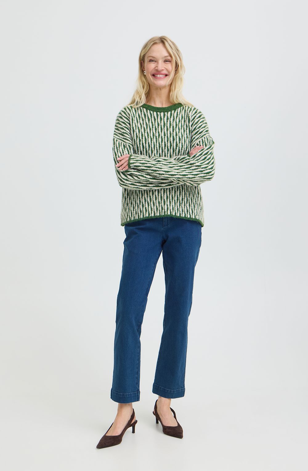Artichoke Distorted Stipe Jumper