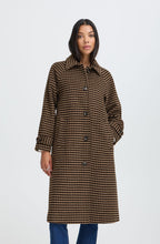 Olive Night Checked Coat