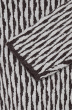 Java Brown Distorted Stripe Jumper