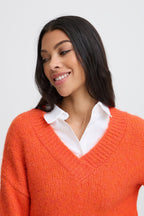Pumpkin Oversized Chunky Knit Jumper