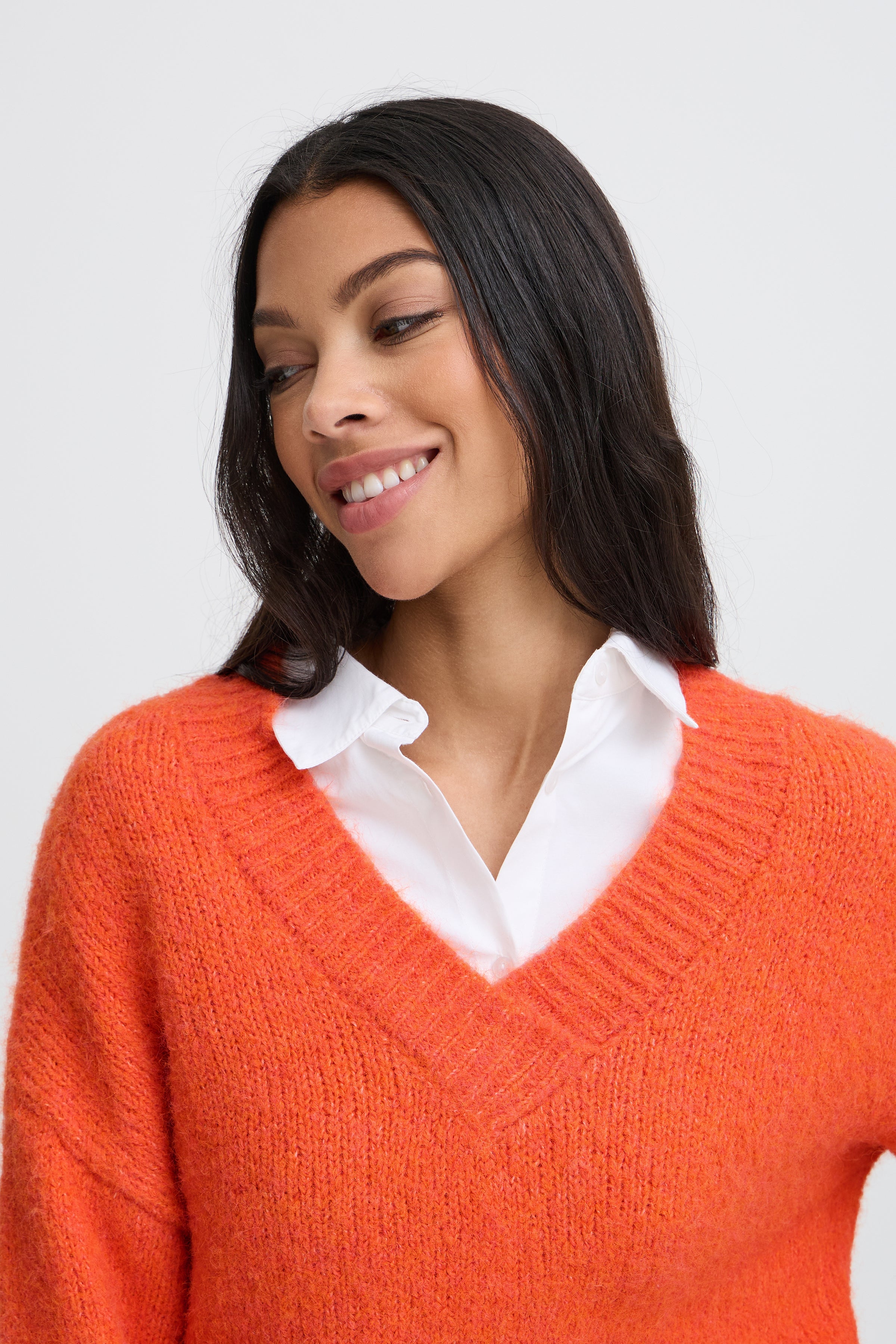 Pumpkin Oversized Chunky Knit Jumper