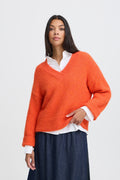 Pumpkin Oversized Chunky Knit Jumper