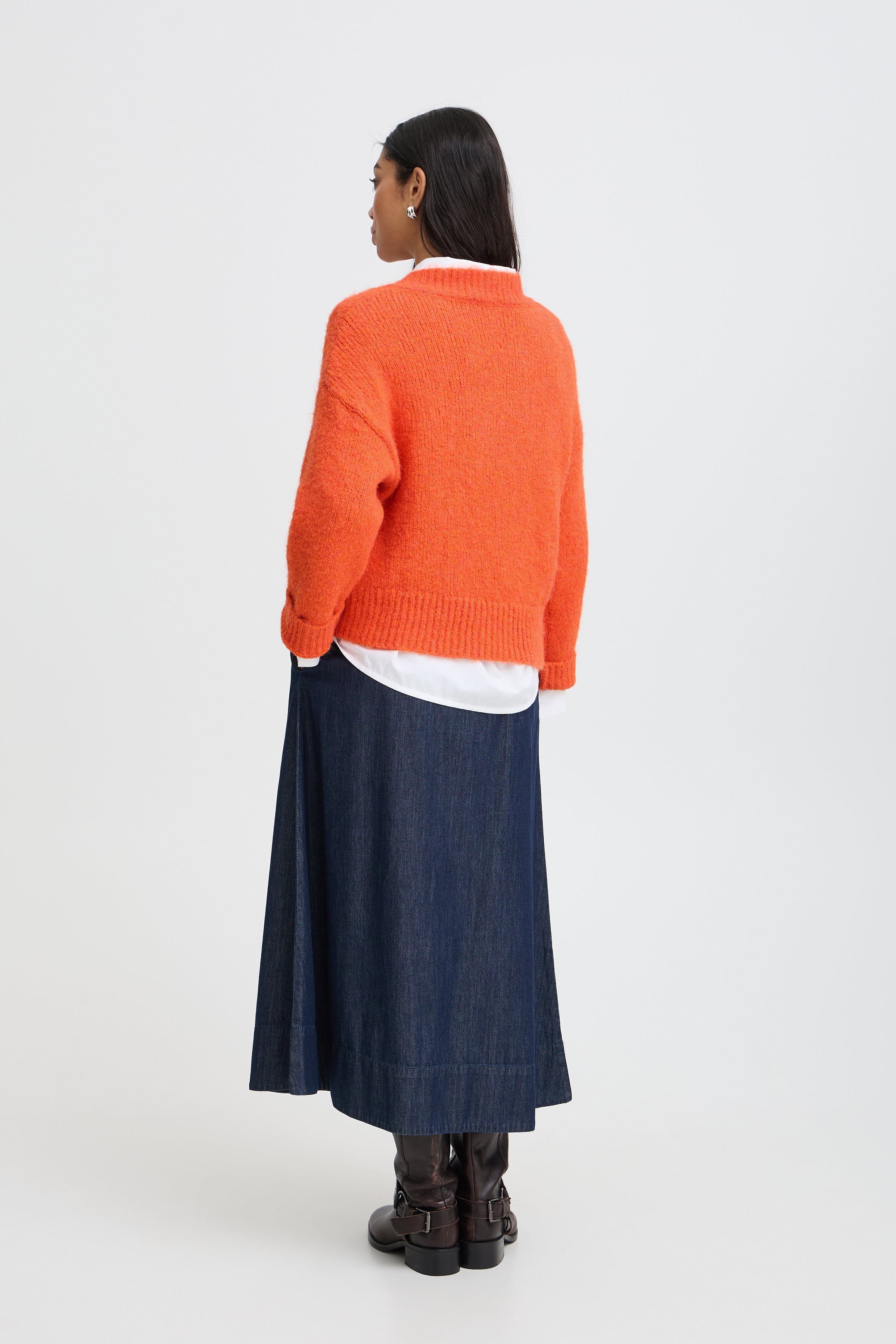 Pumpkin Oversized Chunky Knit Jumper
