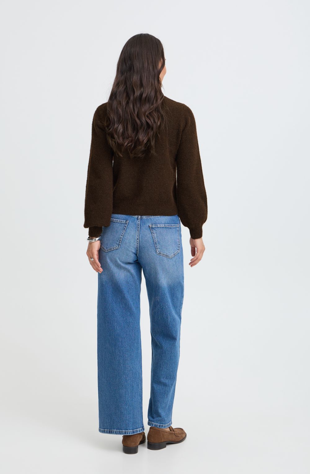 Java Melange Jewelled Button Cardigan