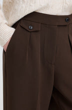 Java Brown Barrel Fit Earl Trousers