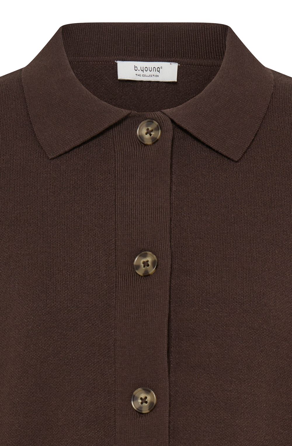 Java Brown Fine Knit Cardigan
