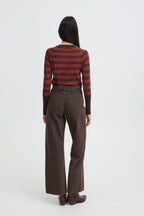 Java Brown Wide Leg Jeans