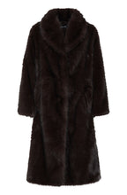 Java Brown Faux Fur Coat