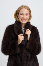 Java Brown Faux Fur Coat