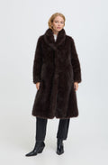 Java Brown Faux Fur Coat