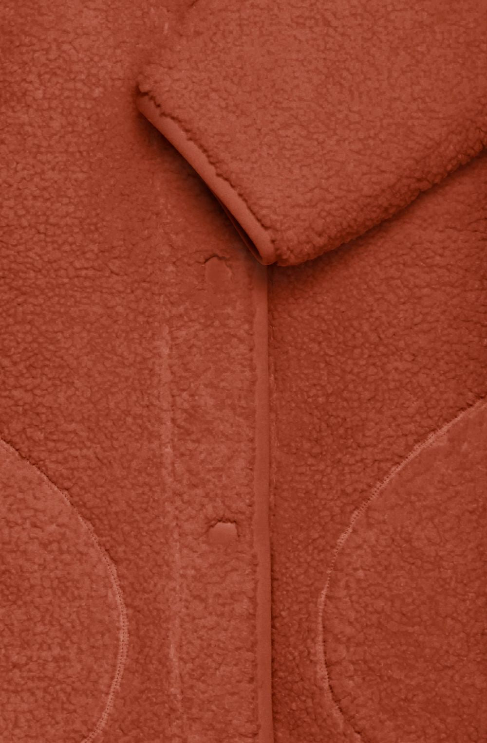 Smoked Paprika Teddy Coat